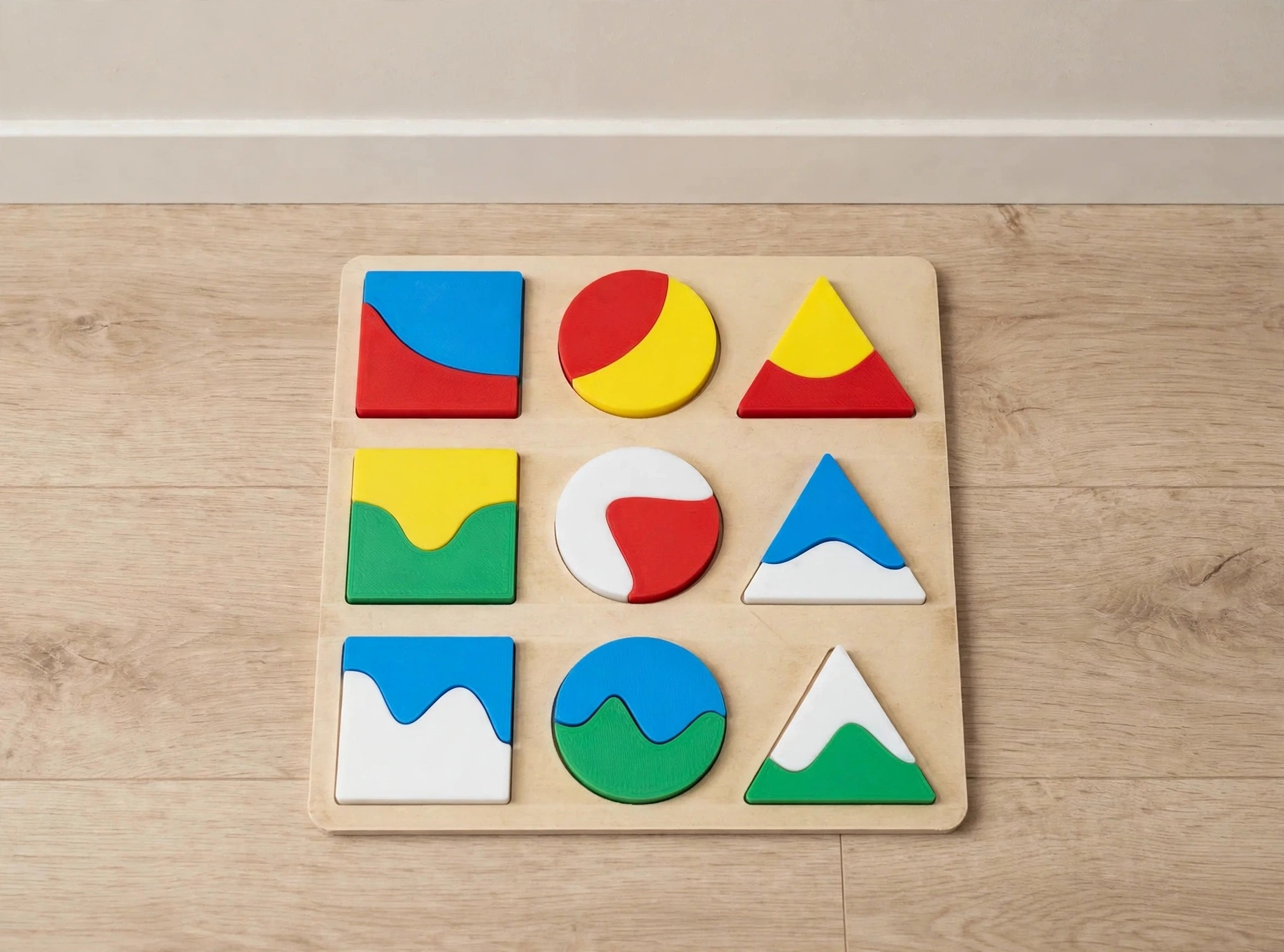 Puzzle Tablero Figuras 2
