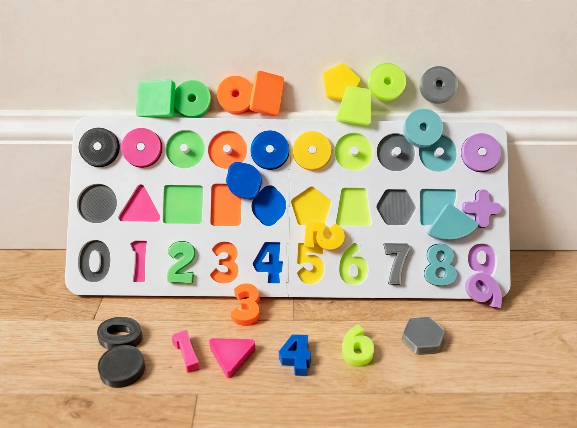 Puzzle Numeros y Figuras